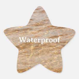 Water Proof Splash Free Package Label Trendy Cool