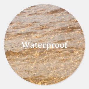 Water Proof Splash Free Package Label Trendy Cool