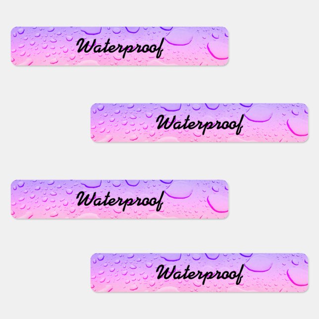 Water Proof Splash Free Rose Gold Pink Ombre Drops (Group)