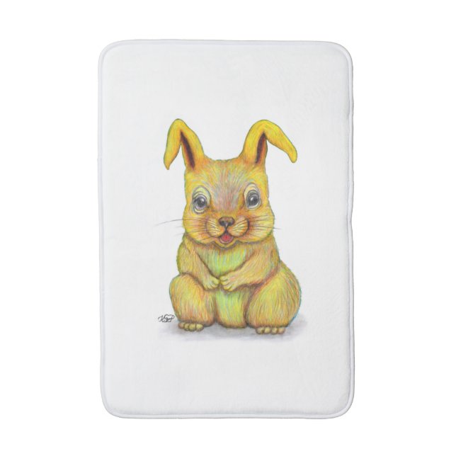 Water Rabbit Bath Mat (Front Vertical)
