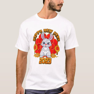 Water Rabbit Chinese Horoscope Lunar New Year T-Shirt