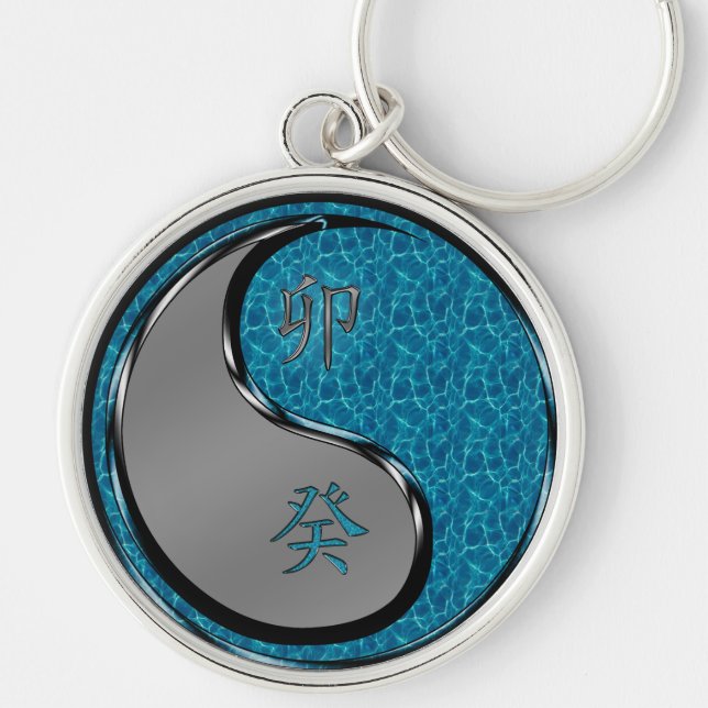Water Rabbit Key Ring (Front)
