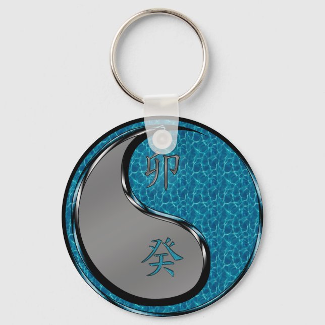 Water Rabbit Key Ring (Front)