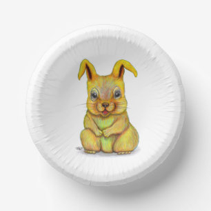 Water Rabbit Paper Plate