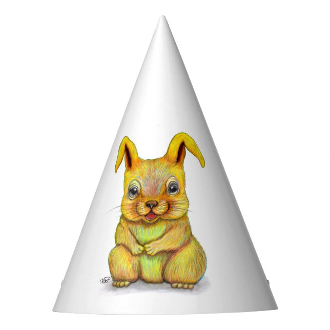 Water Rabbit Party Hat (Front)