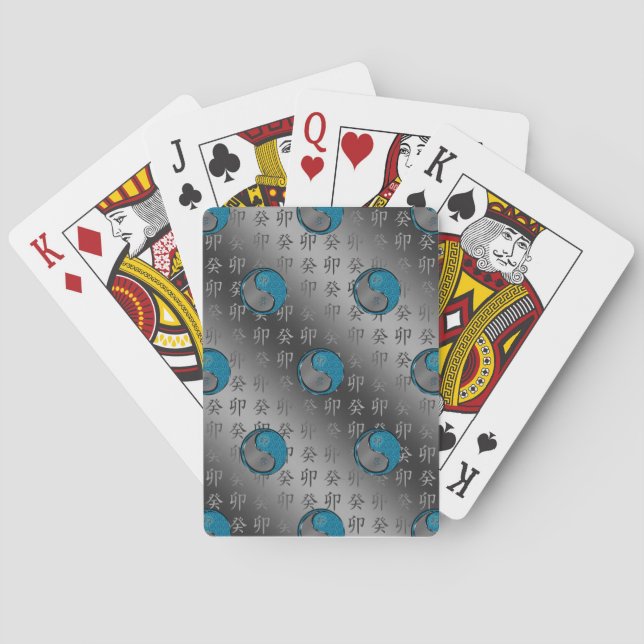 Water Rabbit Playing Cards (Back)