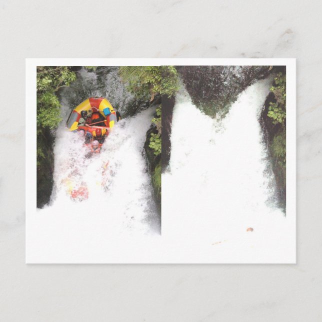 water rafting postcard (Front)