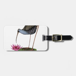 water rail wild bird luggage tag