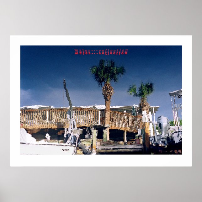 water...reflection poster (Front)