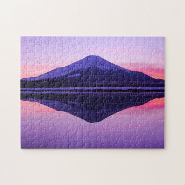 Water Reflections | "Sakasa-Fuji" Jigsaw Puzzle (Horizontal)