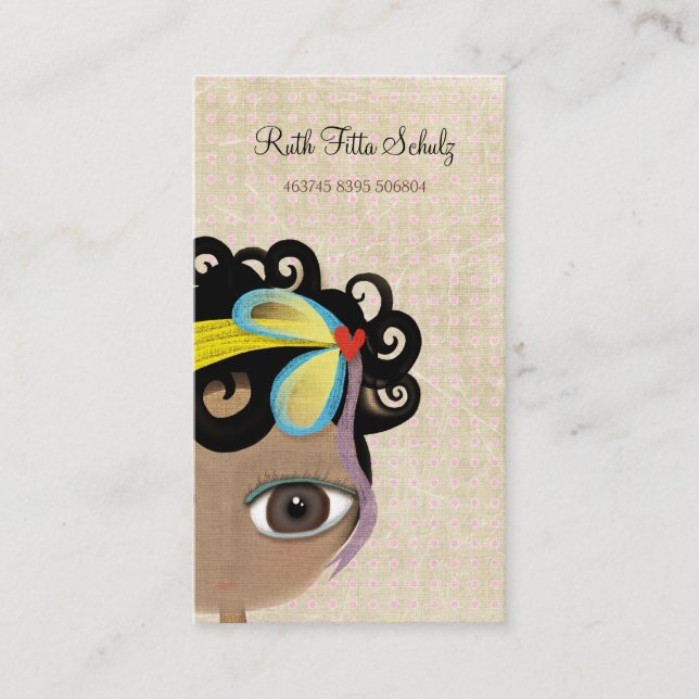 Water resistant Business Card (Front)