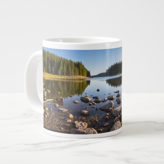 Water | Rhodope Mountains, Bulgaria Large Coffee Mug (Front Left)