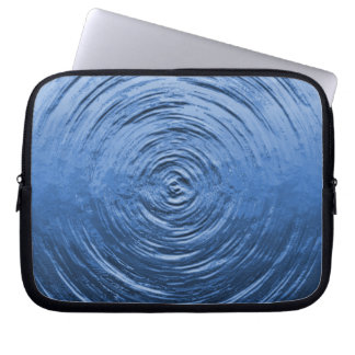 Water Ripple Blue Laptop Sleeve