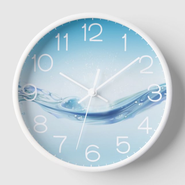 Water Ripple Effect Clock (Front)