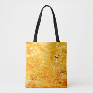 Water ripple liquid clean surface tote bag