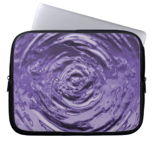 Water Ripple Purple Laptop Sleeve