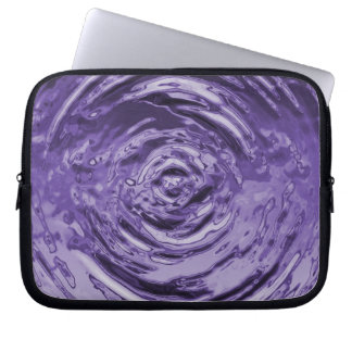 Water Ripple Purple Laptop Sleeve