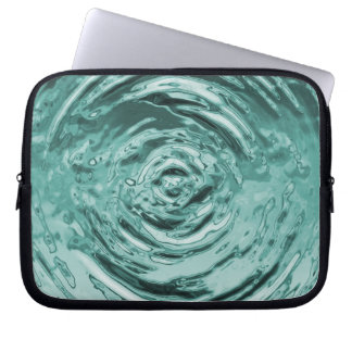 Water Ripple Teal Laptop Sleeve