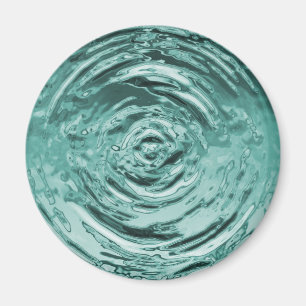 Water Ripple Teal Magnet
