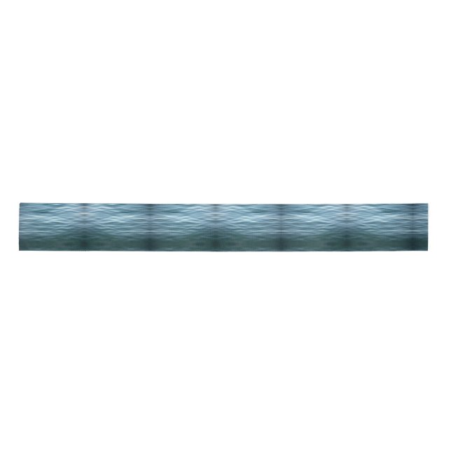 Water Ripples Abstract Satin Ribbon (Front)