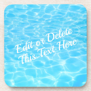 Water ripples Pool party Beach party Summer party Coaster