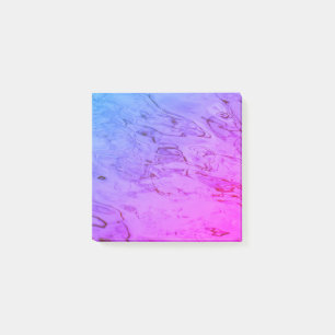 Water Ripples Soft Pink Aqua Lovely Abstract Post-it Notes