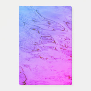 Water Ripples Soft Pink Aqua Lovely Abstract  Post-it Notes