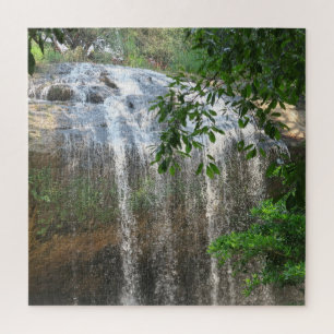 water, romance, landscape, plants, waterfall, asia jigsaw puzzle