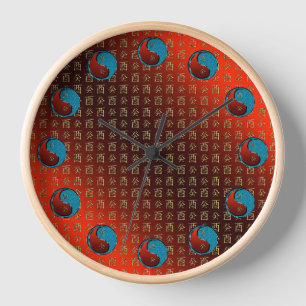 Water Rooster Clock