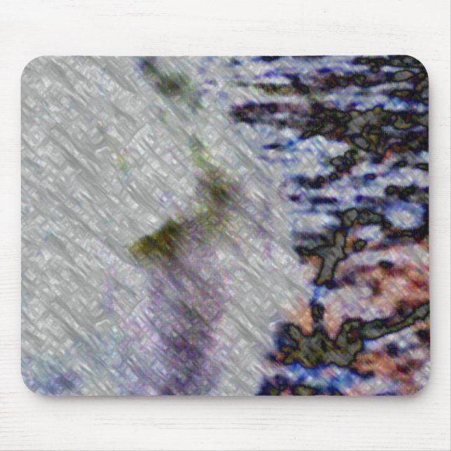 Water Runner, digital abstract Mouse Pad (Front)