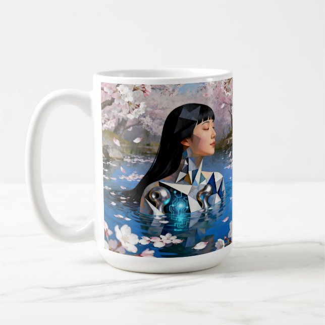"Water’s Digital Dream" – A Digital Portrait       Coffee Mug (Left)