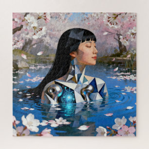 "Water’s Digital Dream" – A Digital Portrait Jigsaw Puzzle
