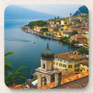 Water San Benedetto Church Lake Garda, Italy Coaster