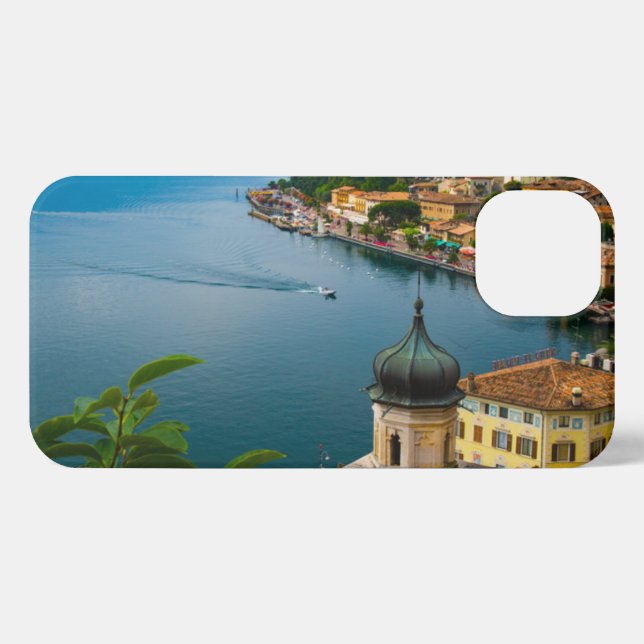 Water | San Benedetto Church Lake Garda, Italy iPhone Case (Back Horizontal)