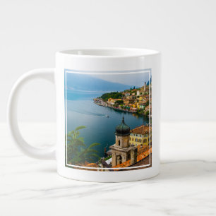 Water San Benedetto Church Lake Garda, Italy Large Coffee Mug