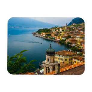 Water   San Benedetto Church Lake Garda, Italy Magnet