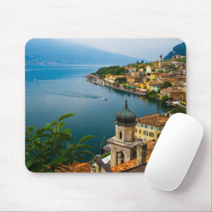 Water   San Benedetto Church Lake Garda, Italy Mouse Pad