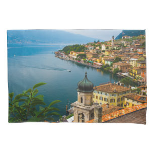 Water   San Benedetto Church Lake Garda, Italy Pillowcase
