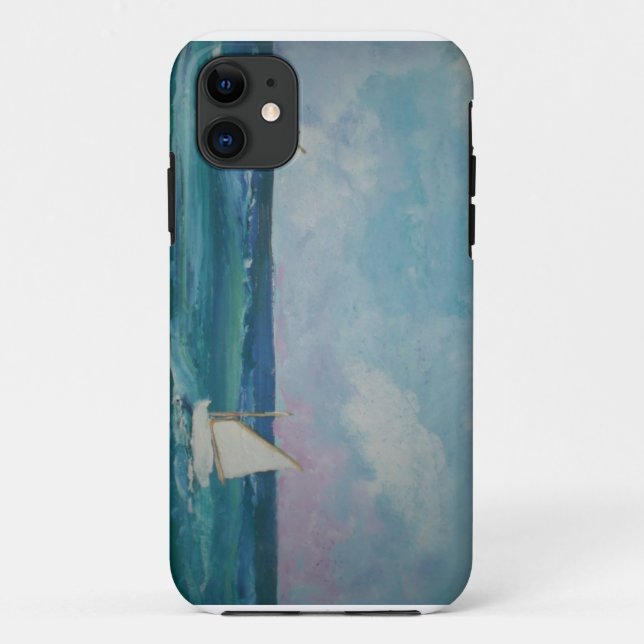 Water Scene with Boats Case-Mate iPhone Case (Back)
