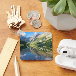 Water   Seealpsee Lake  Swiss Alps Switzerland Key Ring