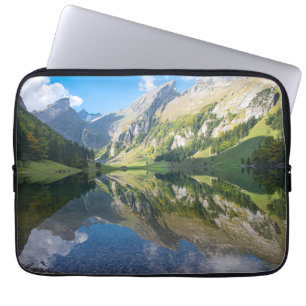 Water Seealpsee Lake Swiss Alps Switzerland Laptop Sleeve