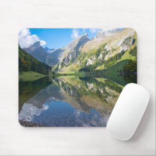 Water   Seealpsee Lake  Swiss Alps Switzerland Mouse Pad