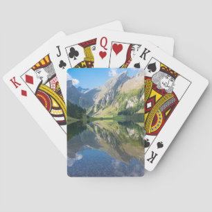 Water Seealpsee Lake Swiss Alps Switzerland Playing Cards