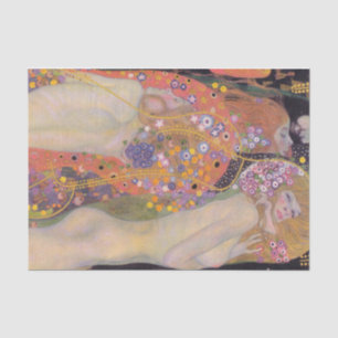 Water Serpents II by Gustav Klimt Tissue Paper