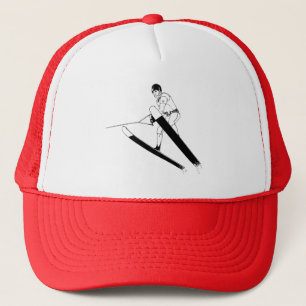 Water Ski Jumper Trucker Hat