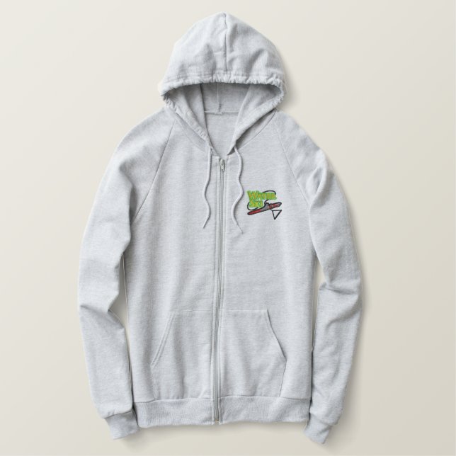 Water-ski Logo Embroidered Hoodie (Design Front)