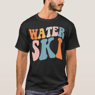 Water Ski Lover Retro Waterski Love Skiing T-Shirt