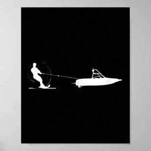 Water Ski - Water Skiing Gift For Water Skiers Poster
