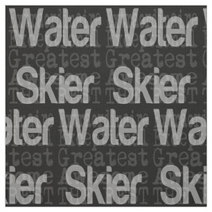 Water Skier Extraordinaire Fabric