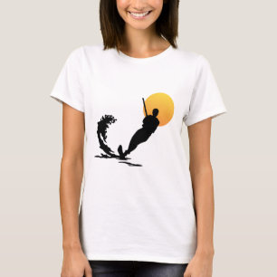 Water Skiing Cool Surface Water Sport Lovers Skier T-Shirt